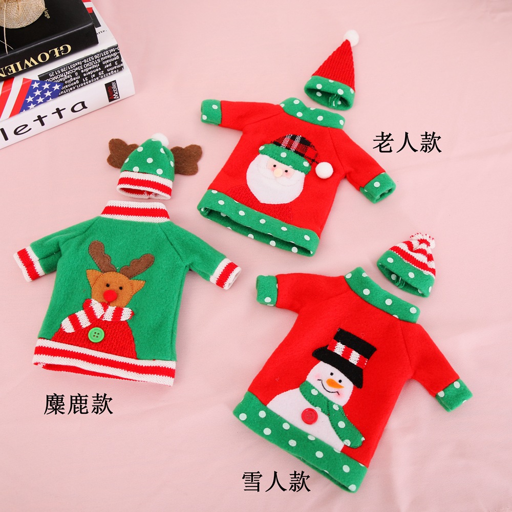 Embroidery Xmas Ornaments - 2025 Nowa świąteczna dekoracja stołu Bałwanek