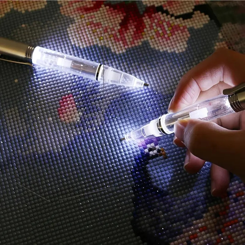 Embroidery Painting - Długopis LED do malowania diamentami, 1