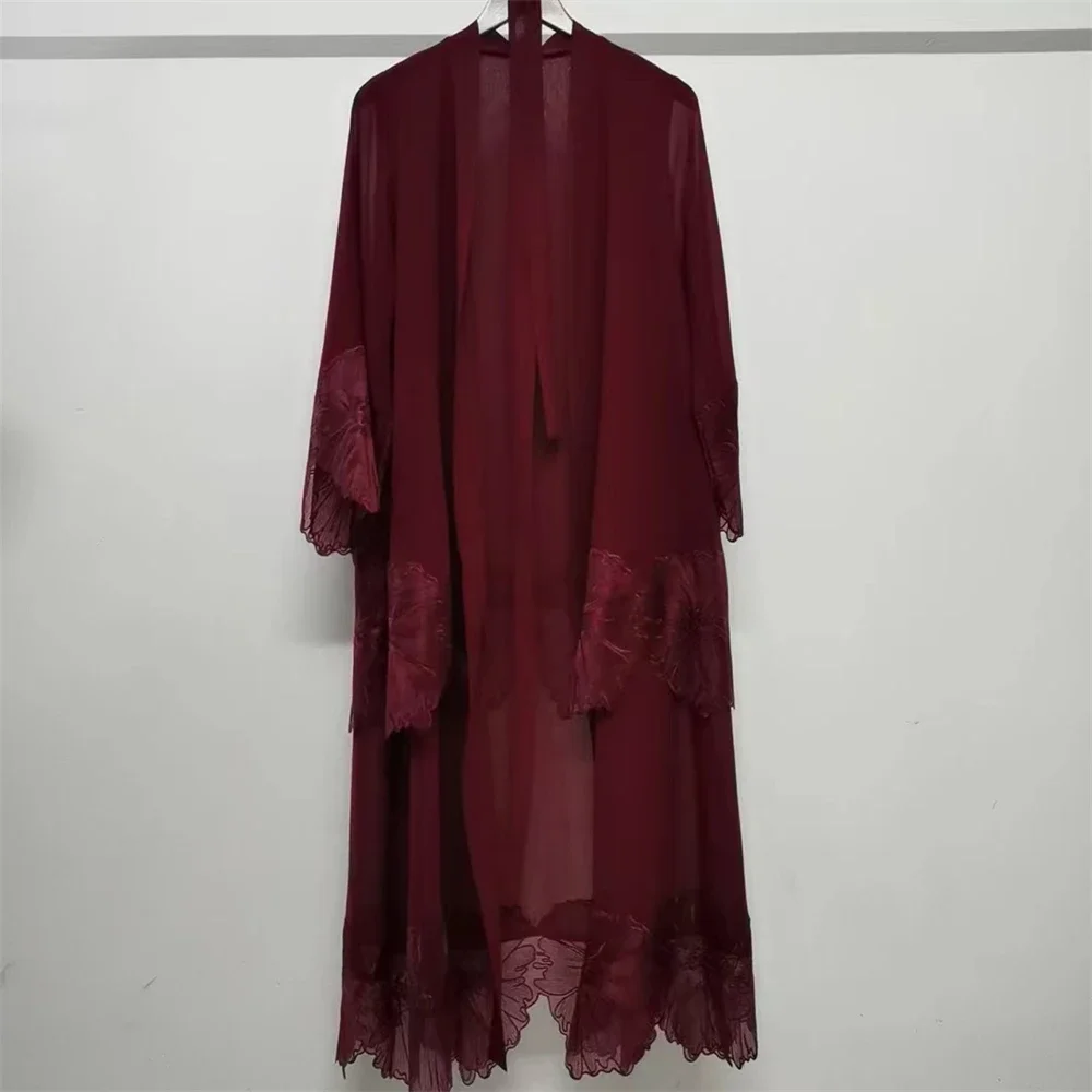 Embroidery Arabic - Sukienka maxi z haftem dla muzułmanek,