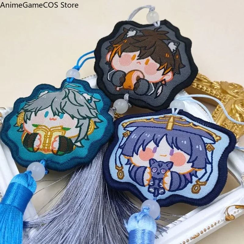 Embroidery Xmas Ornaments - Figurka cosplayowa Anime Genshin Impact Tartaglia