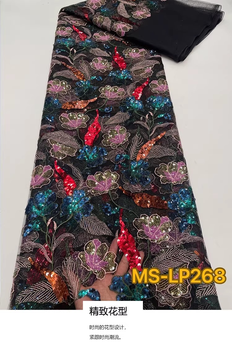 Embroidery Underlay - 1 jard Luksusowa dwukolorowa tkanina z