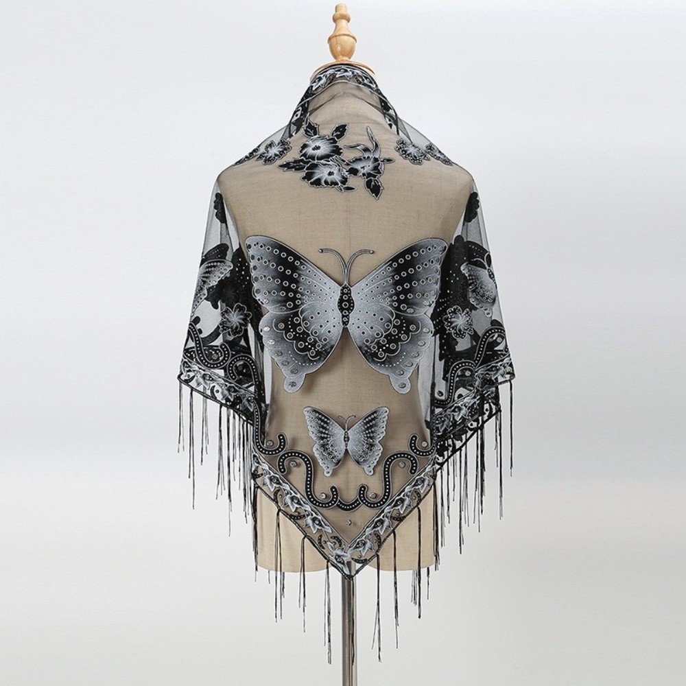 Luksusowa ażurowa chusta z kwi – Embroidery Underlay recenzja i cena