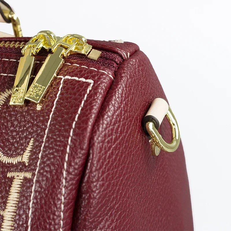 Torba Boston z haftowanymi lit – Embroidery Gold recenzja i cena