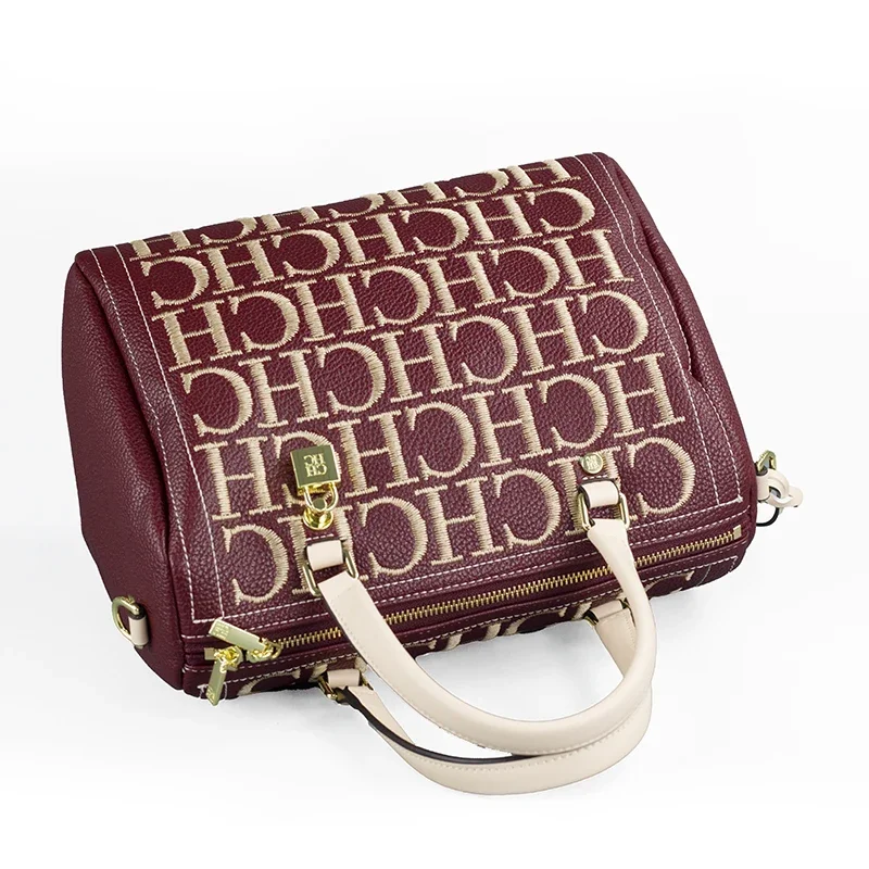 Torba Boston z haftowanymi lit – Embroidery Gold recenzja i cena