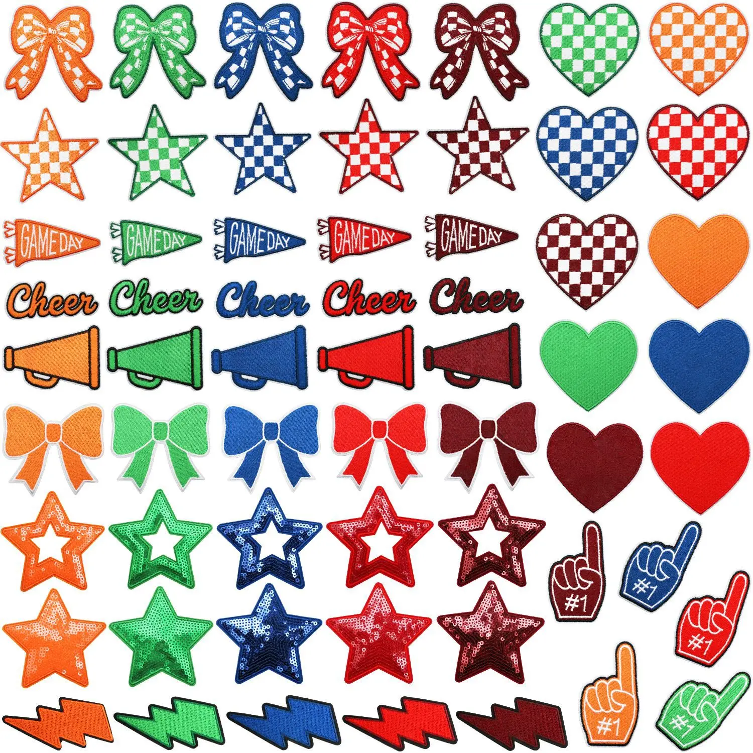 1 SZT. Trójkolorowe Naszywki z – Embroidery Design Love recenzja i cena