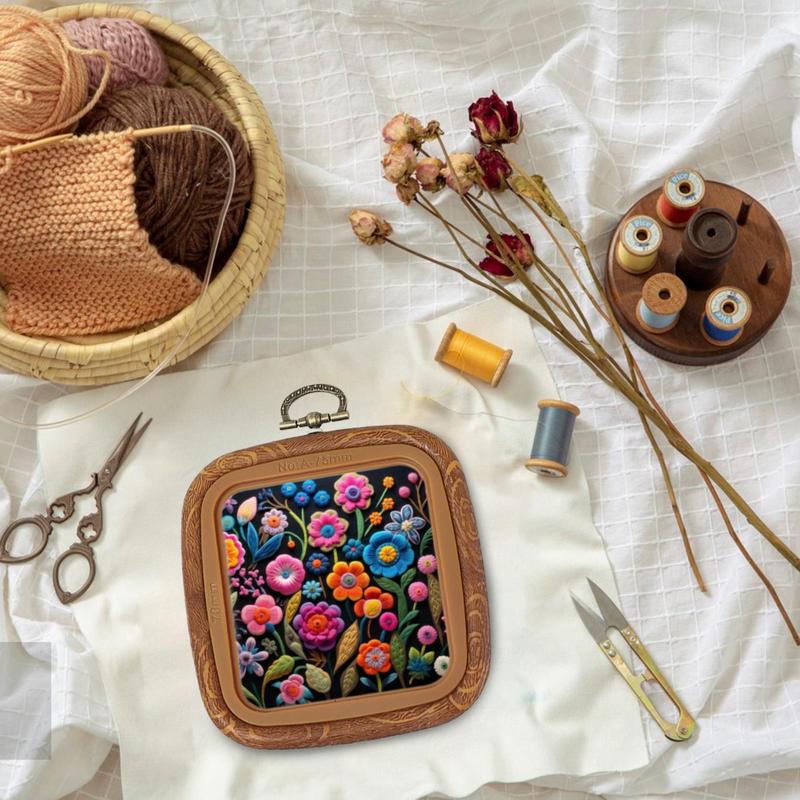 Okrągła rama do haftu, duża ra – Embroidery Quilting recenzja i cena
