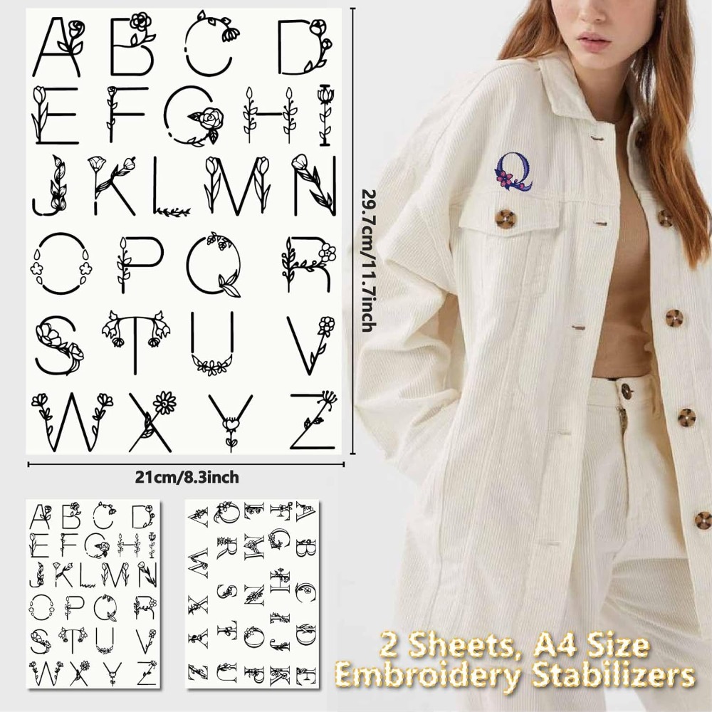 Litera A-Z rozpuszczalne w wod – Embroidery Stitches recenzja i cena