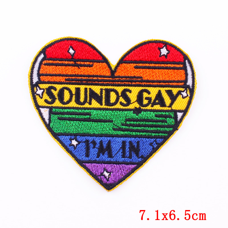 Naszywki naszywane na ubrania, – Embroidery Design Love recenzja i cena