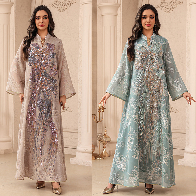 Sukienki muzułmańskie Abaja Da – Embroidery Arabic recenzja i cena