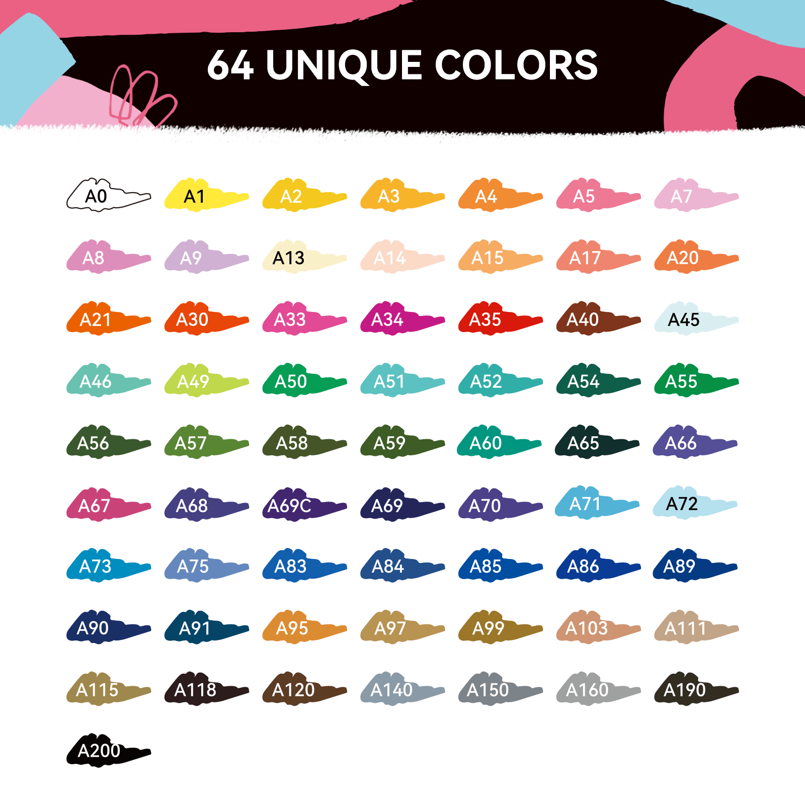 Arrtx 64 kolory pisaków akrylo – Copic Marker Classic recenzja i cena