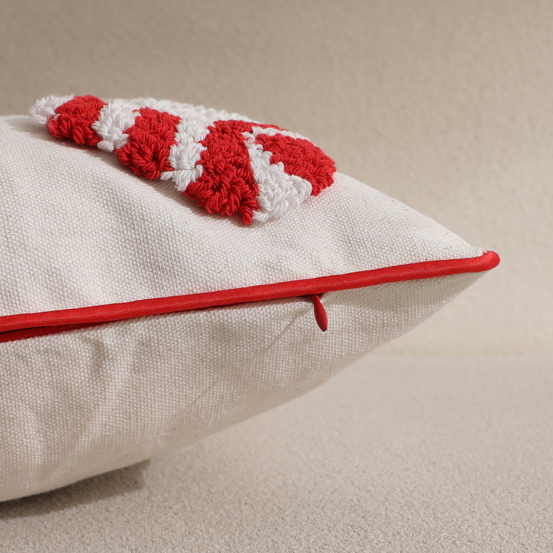 Czerwona świąteczna poszewka n – Embroidery Xmas Ornaments recenzja i cena