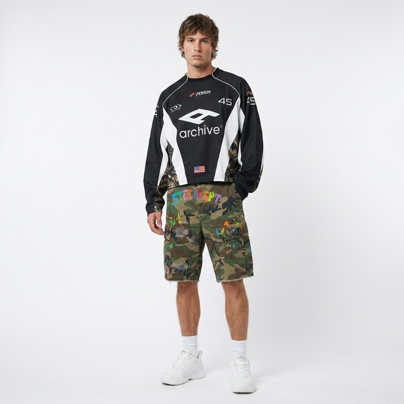 Hip Hop Y2K Streetwear Męski Z – Embroidery Men Shirt recenzja i cena