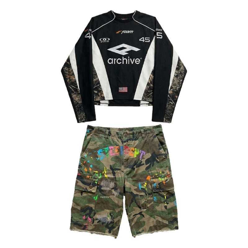 Hip Hop Y2K Streetwear Męski Z – Embroidery Men Shirt recenzja i cena