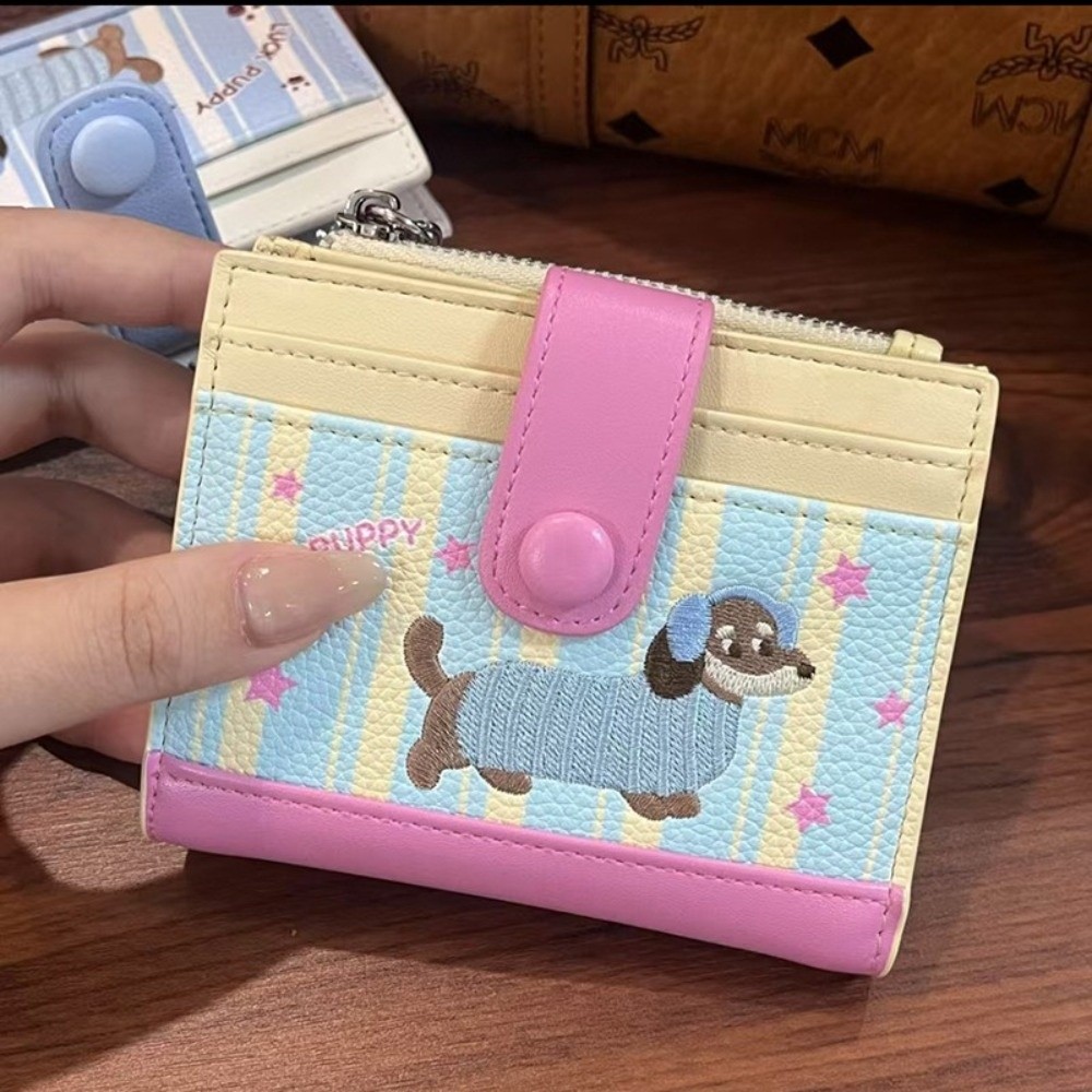 Portfelik z haftem jamnika w s – Embroidery Wallet recenzja i cena