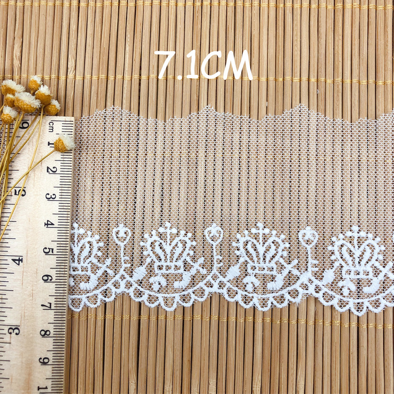 Tkaniny tiulowe z haftem siatk – Embroidery Underlay recenzja i cena