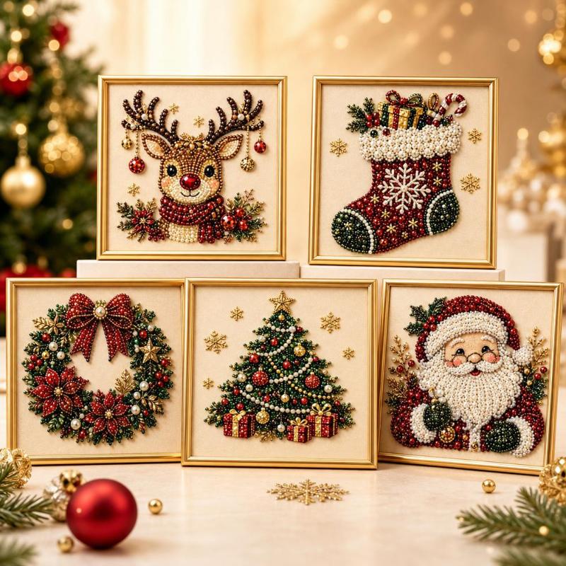 Zestaw do haftu koralikami DIY – Embroidery Xmas Ornaments recenzja i cena