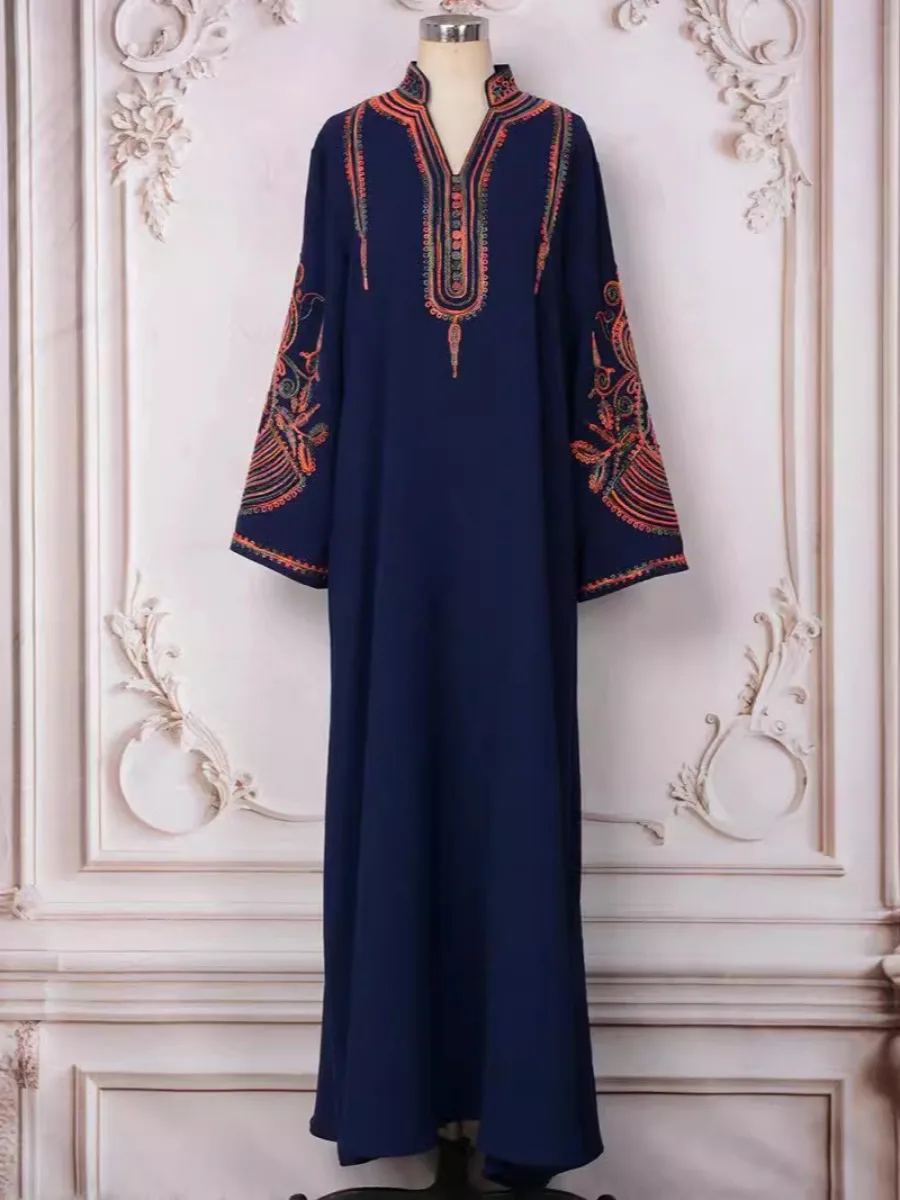 Marokański Kaftan Abaja Damska – Embroidery Arabic recenzja i cena