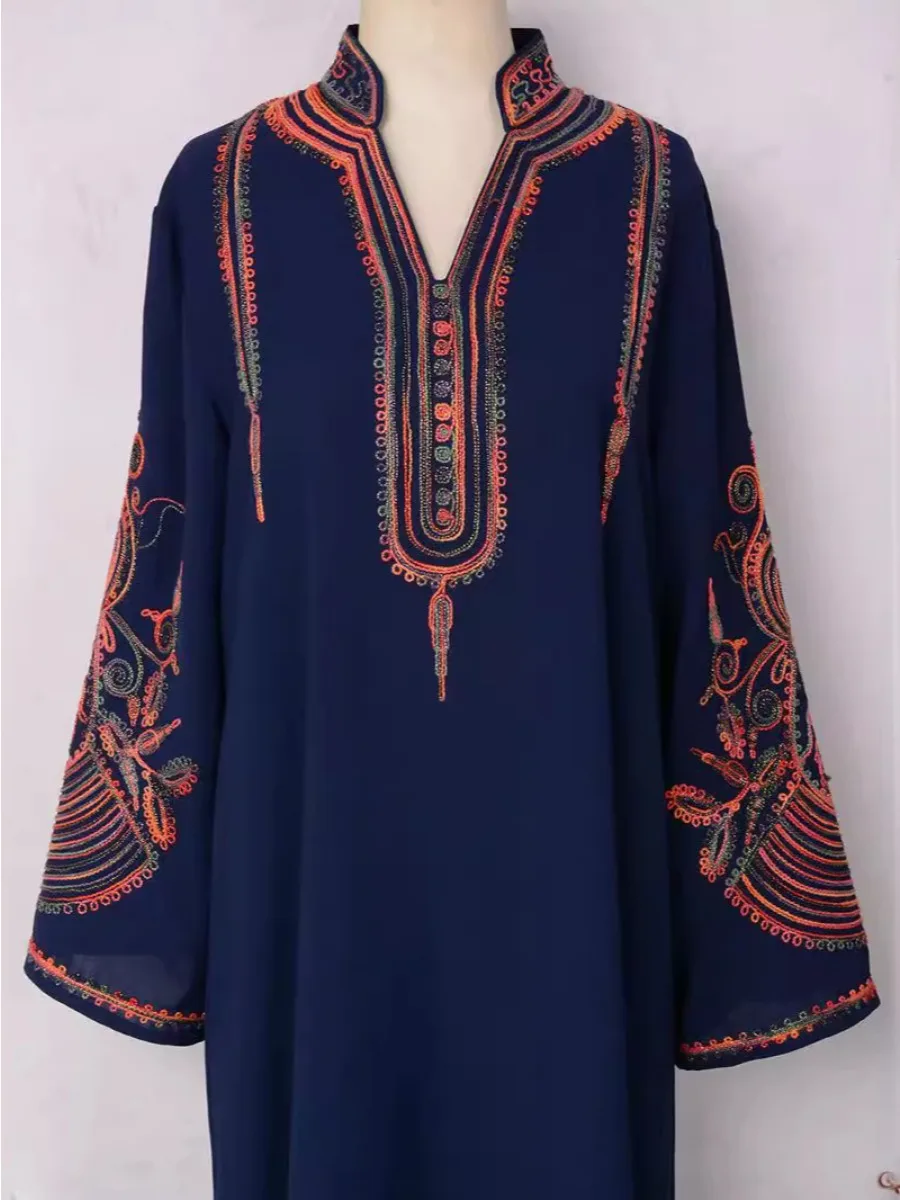 Marokański Kaftan Abaja Damska – Embroidery Arabic recenzja i cena