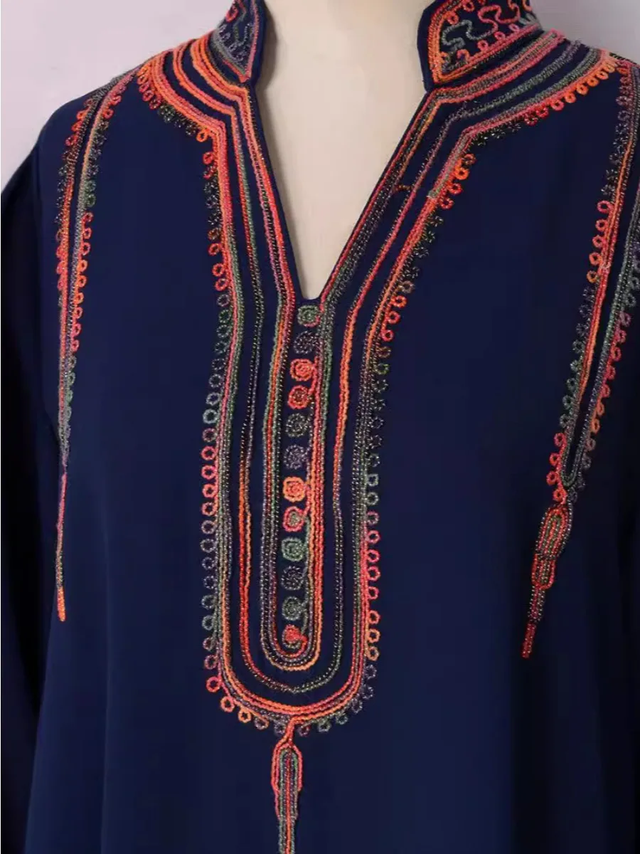 Marokański Kaftan Abaja Damska – Embroidery Arabic recenzja i cena