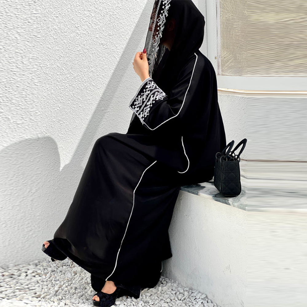 Moda klasyczna haftowana Abaya – Embroidery Arabic recenzja i cena