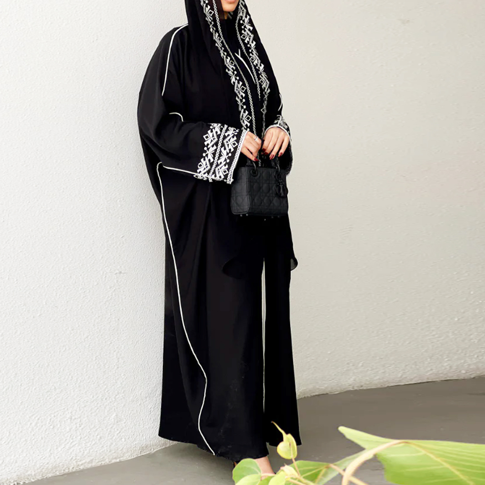 Moda klasyczna haftowana Abaya – Embroidery Arabic recenzja i cena