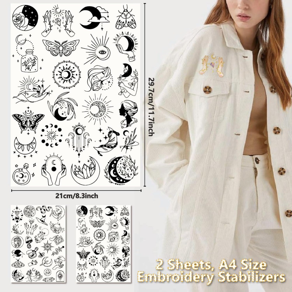 51Pcs Boho Moon Sun Rozpuszcza – Embroidery Stitches recenzja i cena