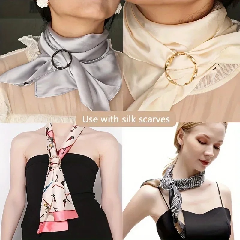 5 szt. Modne metalowe okrągłe  – Embroidery Knot recenzja i cena